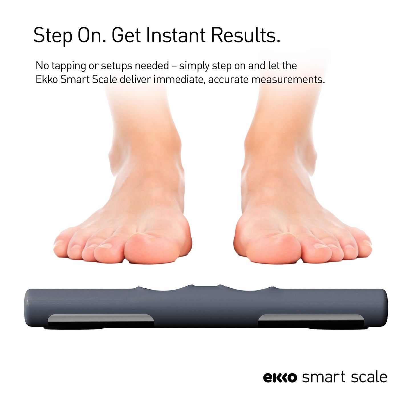 Ekko Smart Body Fat Scale with 18 Health Parameter Fitness Tracking App