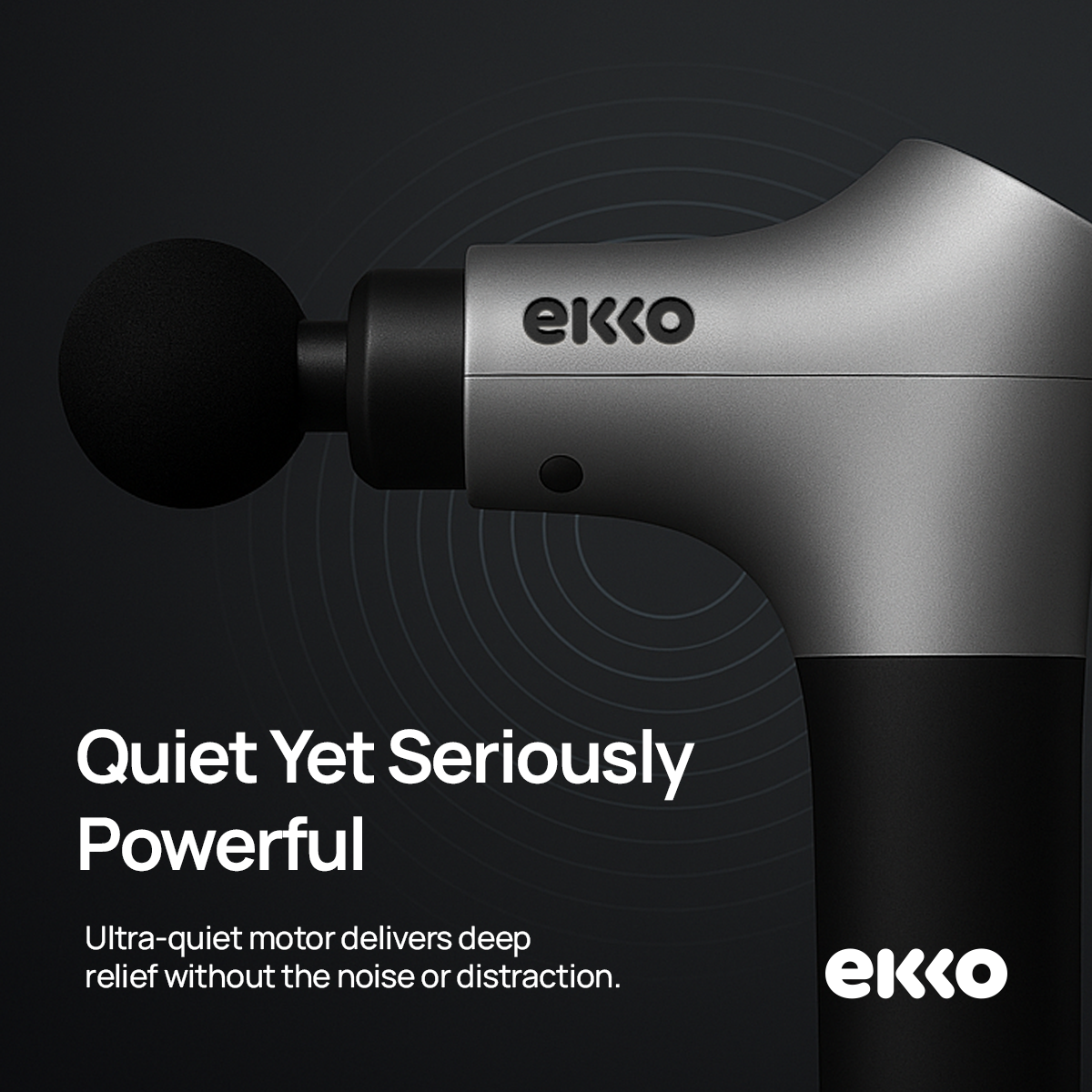 Ekko One Percussive Therapy Sports Massager - Free Shipping