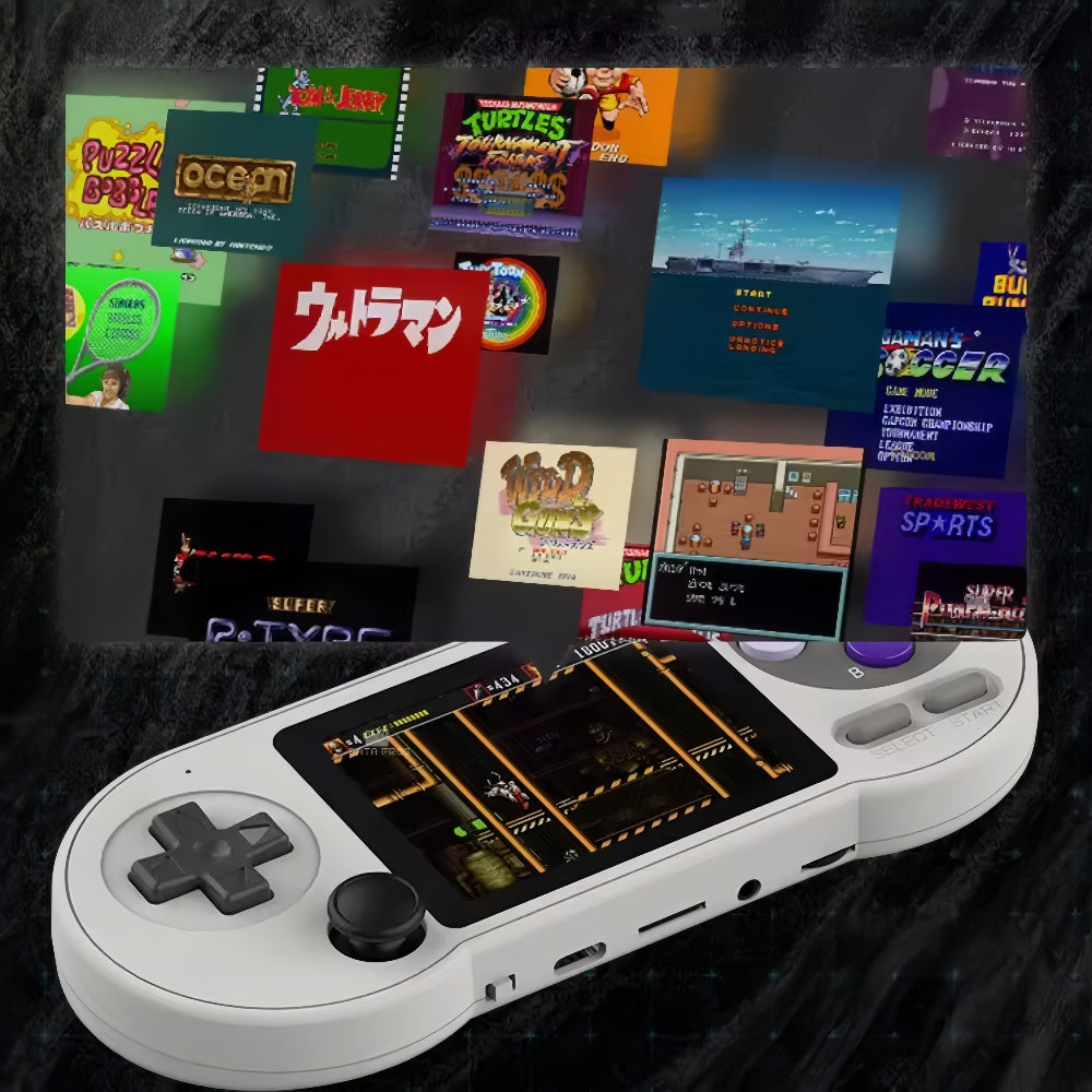 Nuraboost Retro Handheld Gaming System With 6,000 Games Included