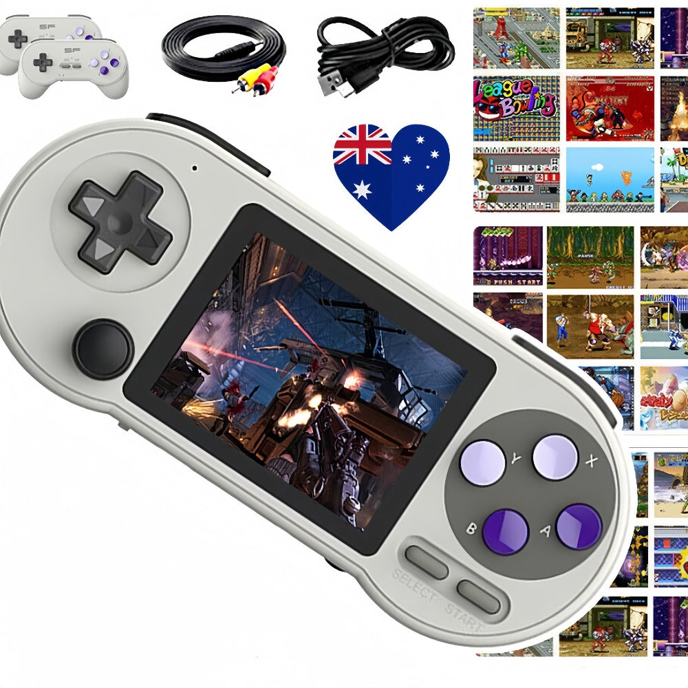 Nuraboost Retro Handheld Gaming System With 6,000 Games Included