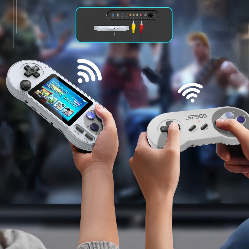 Nuraboost Retro Handheld Gaming System With 6,000 Games Included