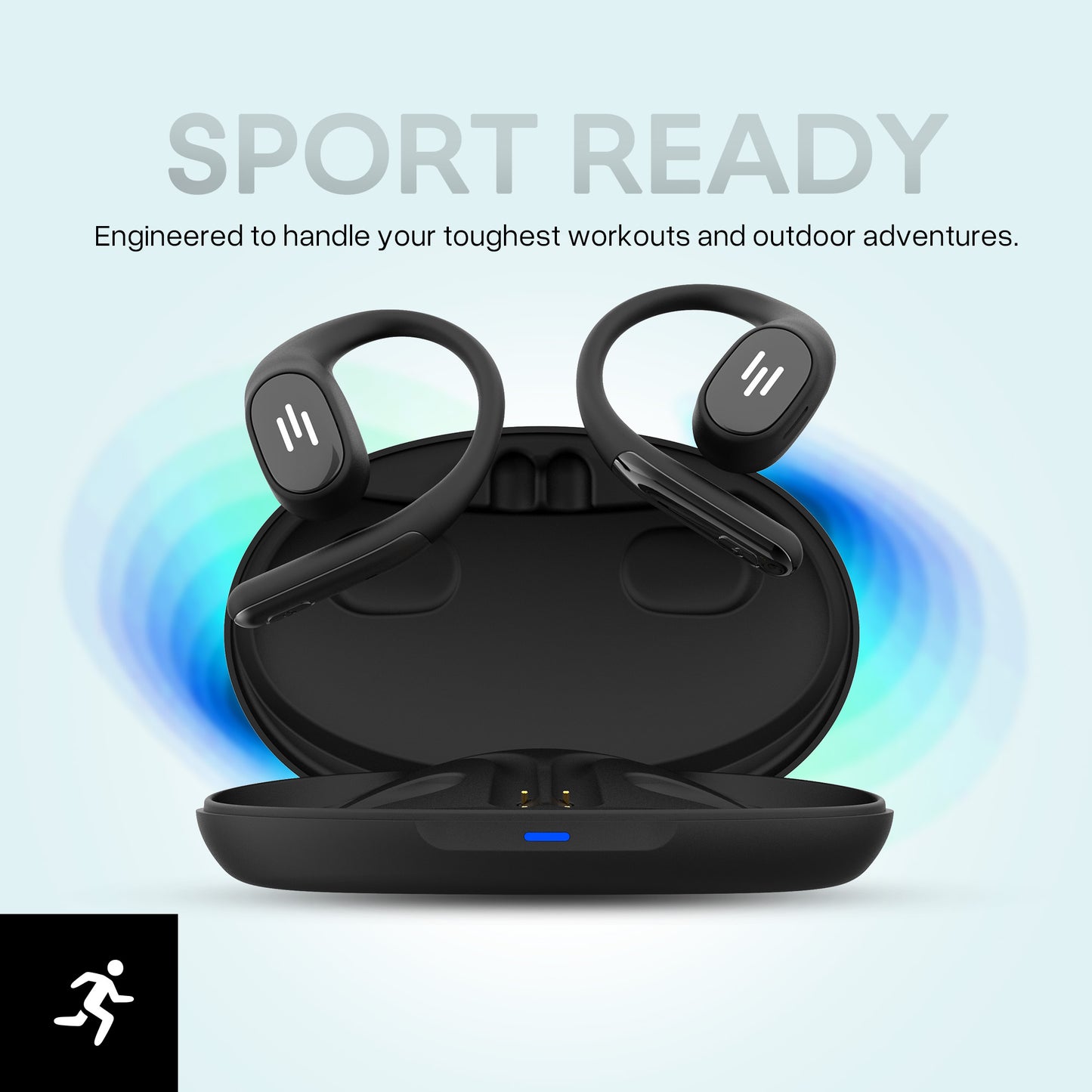 Sonictrek Open Ear XS Sports Earbuds With Open Ear Ambient Technology