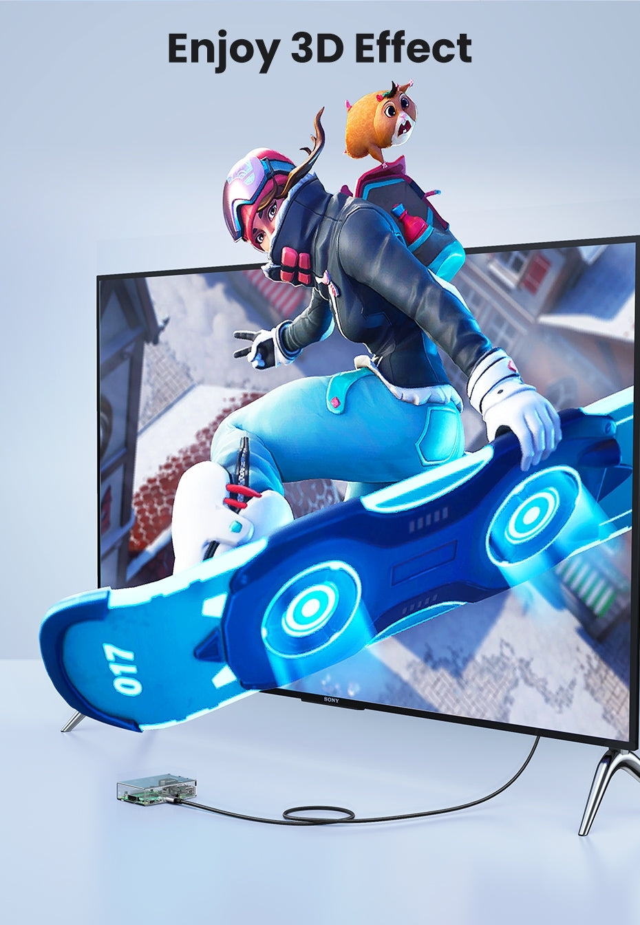 UGREEN 8K Mini-HDMI to HDMI Cable 1M