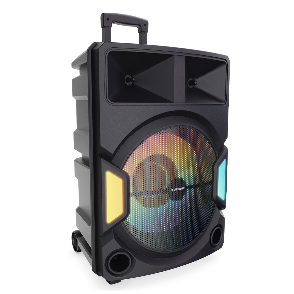 Majority PS Mega Series Party Speaker: 4 Sizes With Karaoke, PA, And LED Party Lights