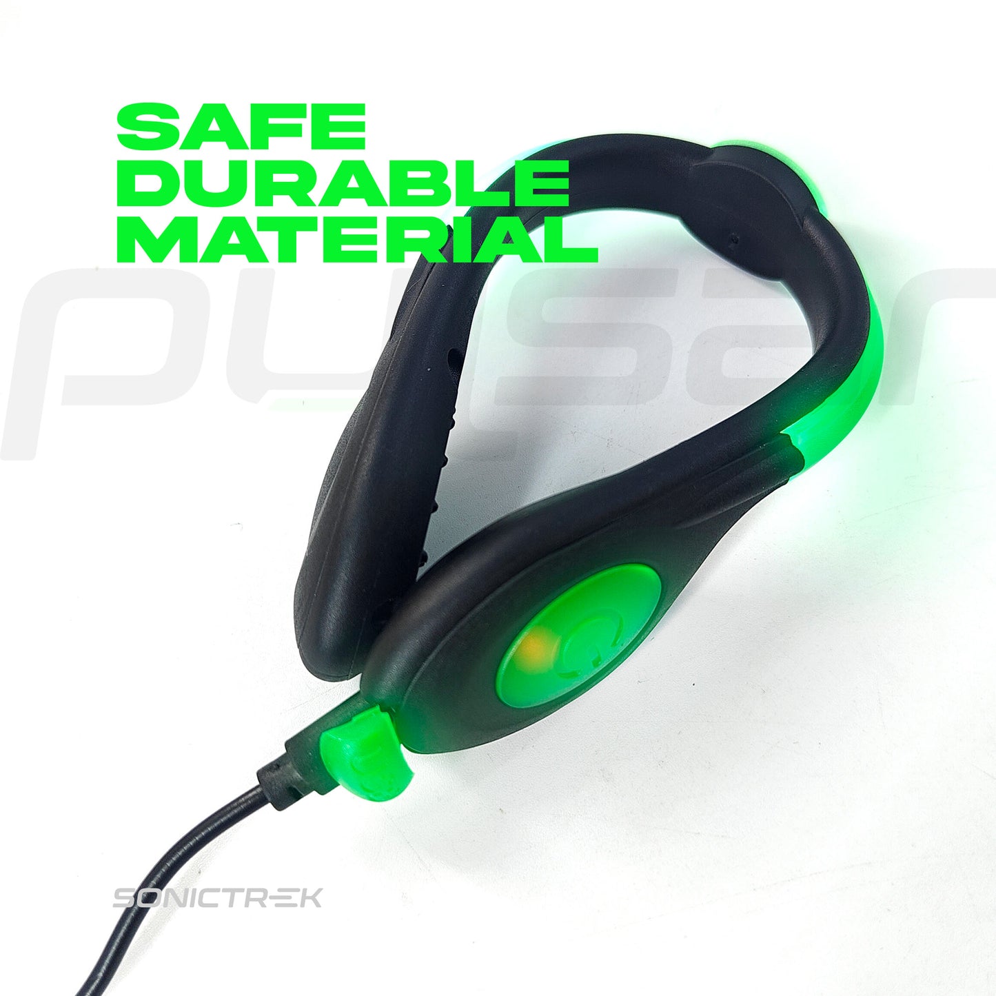 Sonictrek Pulsar LED Running Shoe Safety Lights For All Shoe Brands And Sizes 2 Pack