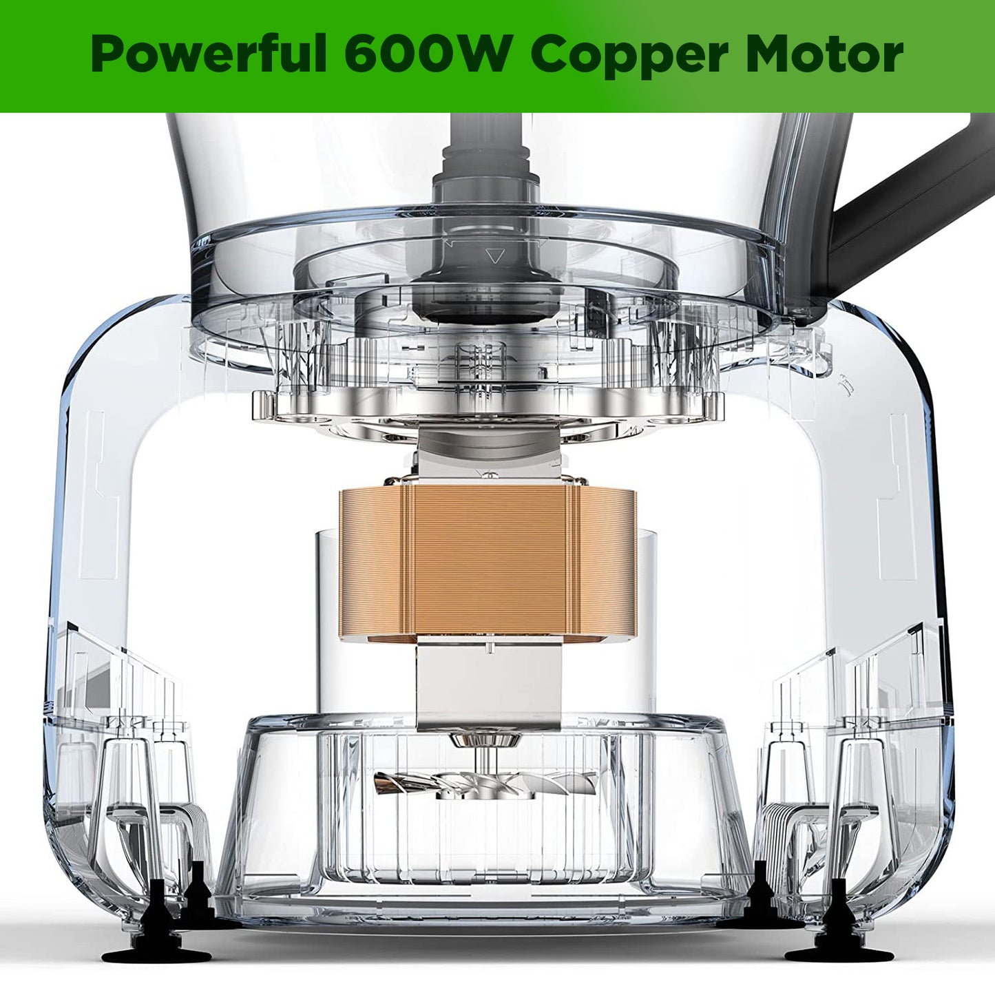 Bonzachef 12-Cup Professional Grade Multifunctional Food Processor With Culinary Accessory Pack