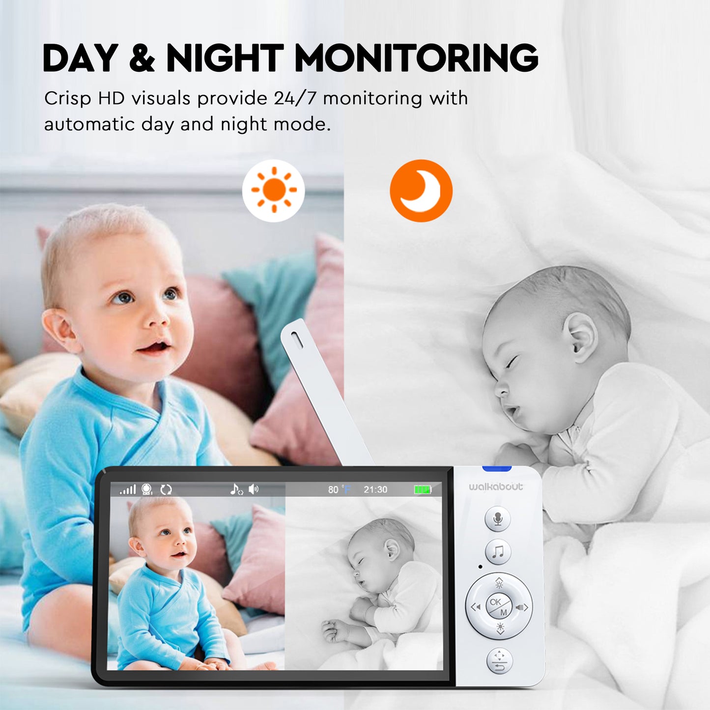 Walkabout 360 View HD Wireless Full HD Resolution Video Baby Monitor