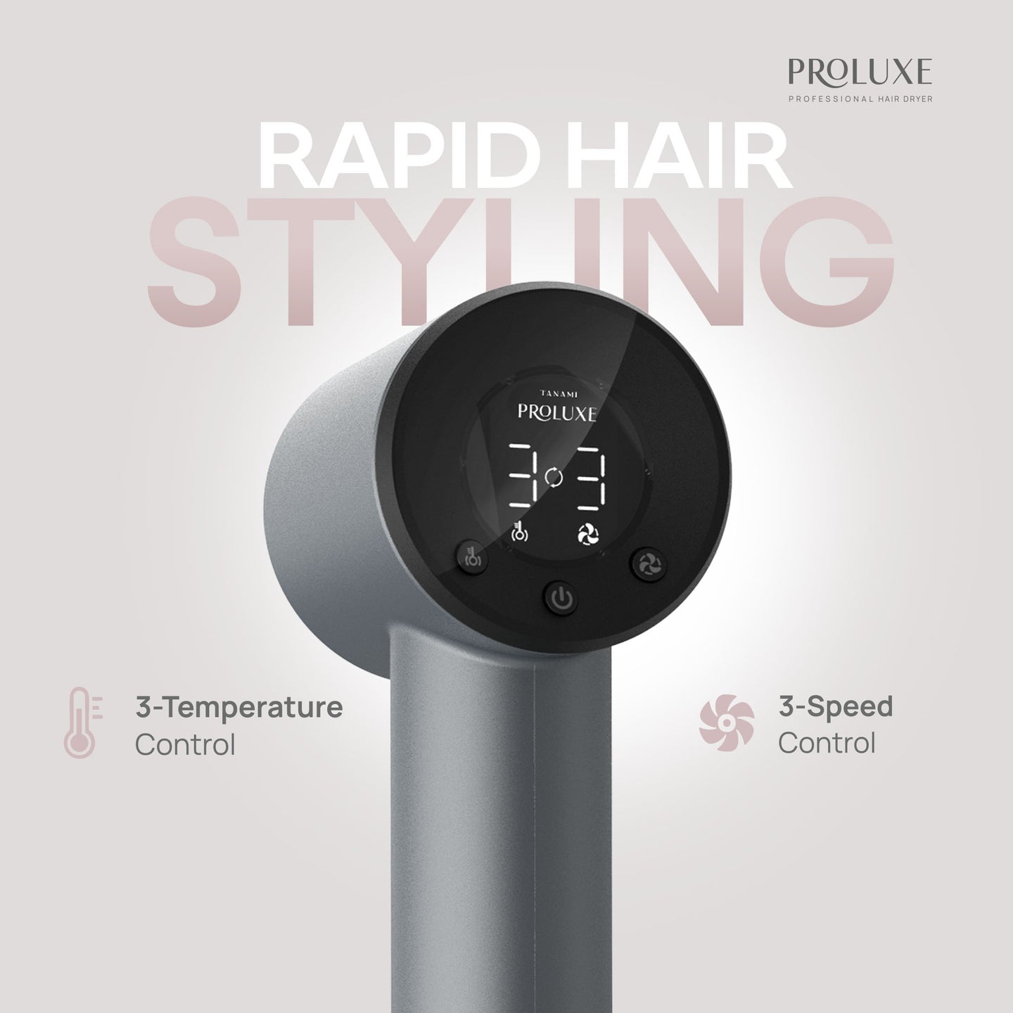 Tanami Proluxe Professional SE Hair Dryer with SmartTemp Technology detail view 4