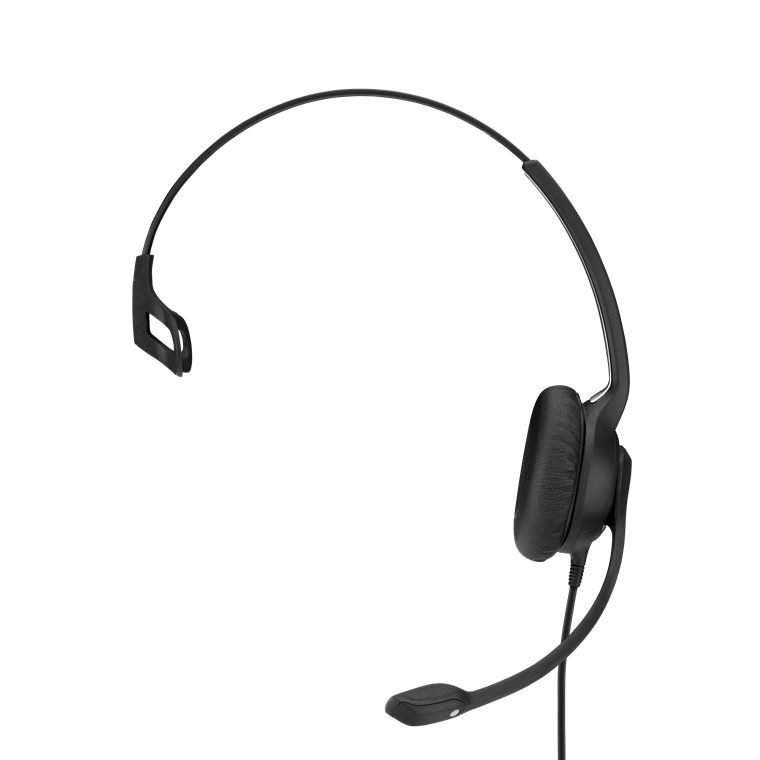 Sennheiser SC230 Wide Band Monaural headset with Noise Cancelling mic - high