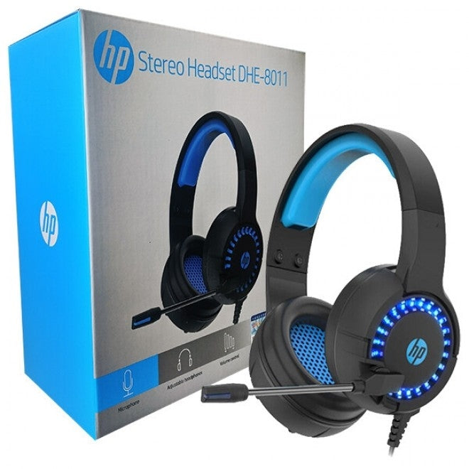 HP DHE-8011UM USB + 3.5mm with LED Stereo Gaming Headset detail view 5