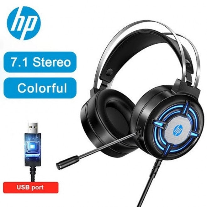 HP H120 Wired Gaming Headset with Mic detail view 2