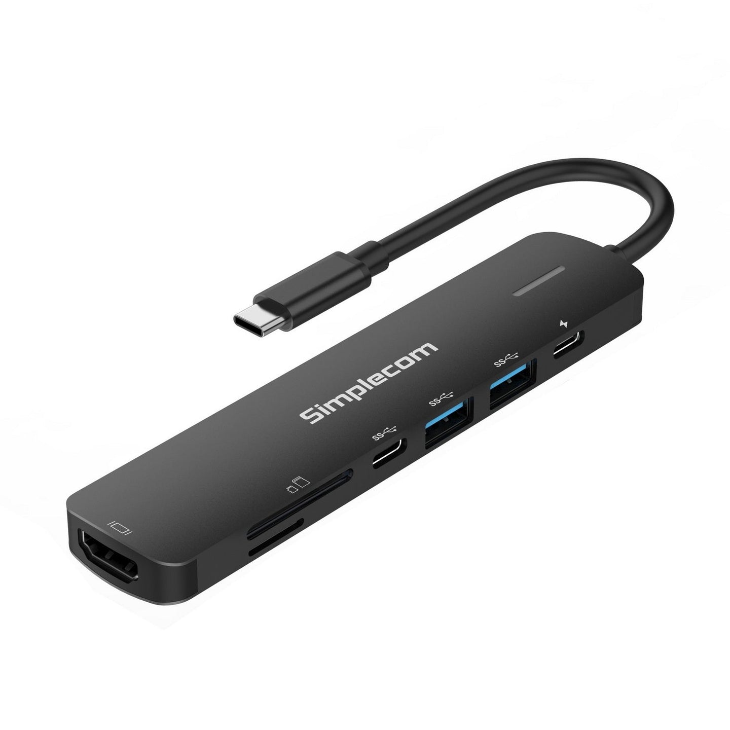 Simplecom USB-C SuperSpeed 7-in-1 Multiport Docking Station detail view 2