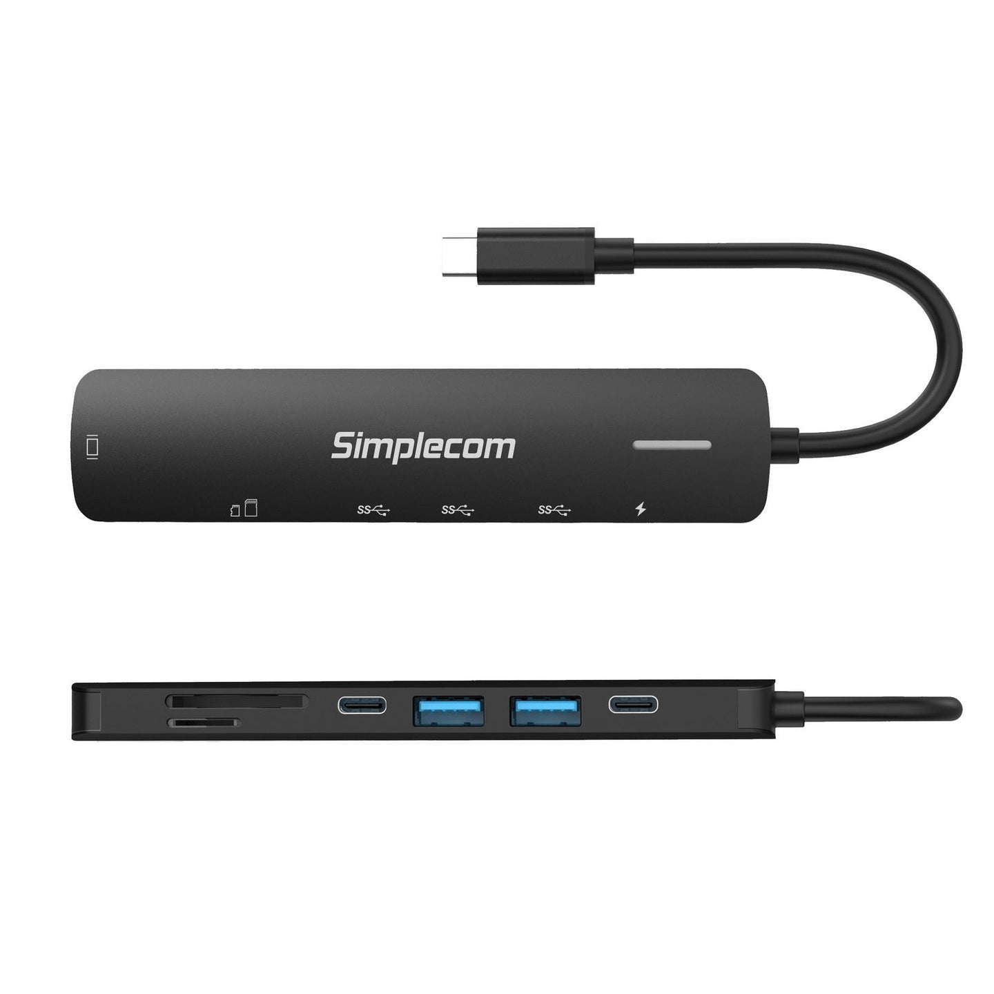 Simplecom USB-C SuperSpeed 7-in-1 Multiport Docking Station detail view 3
