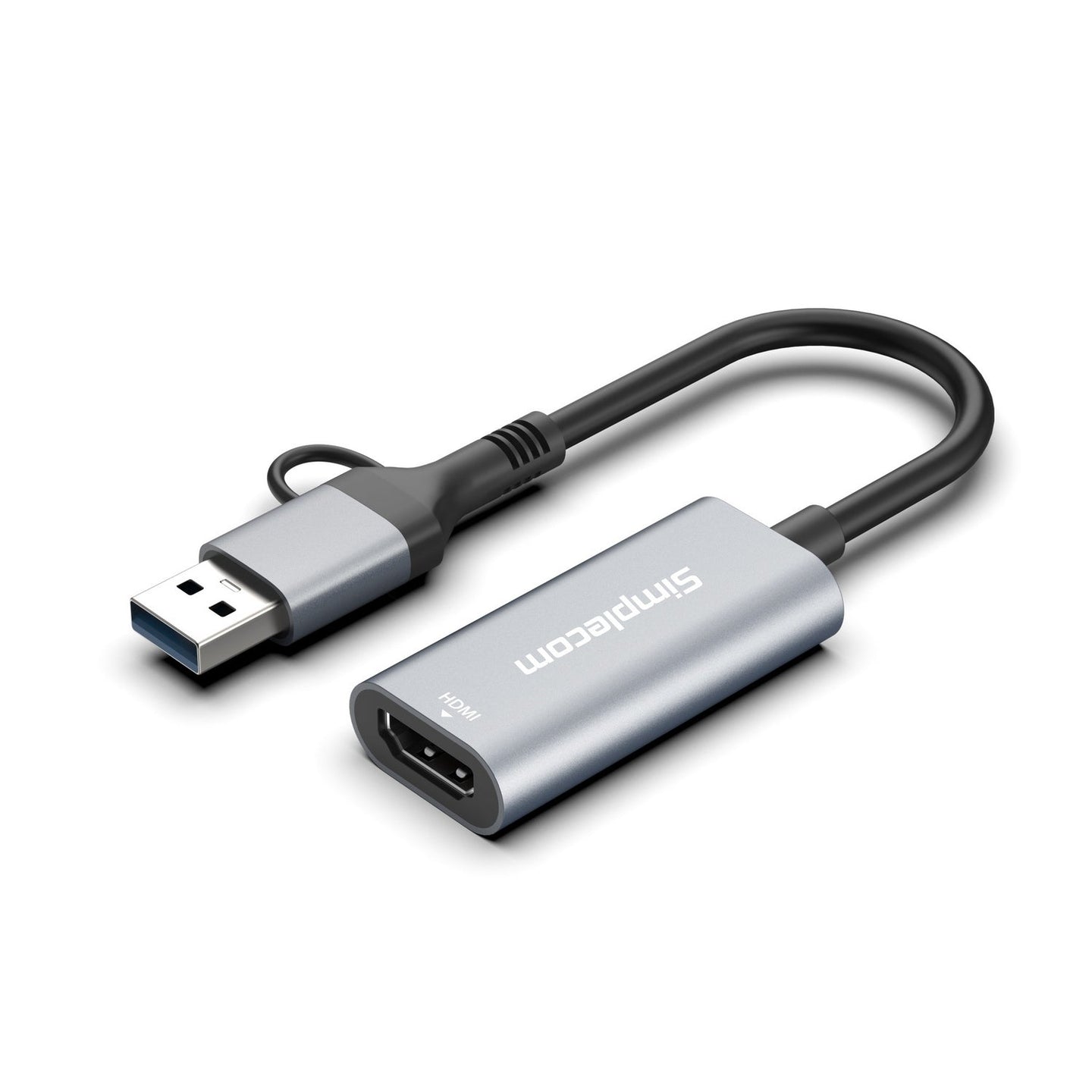 Simplecom Dual USB 3.0 and USB-C to HDMI Adapter detail view 3