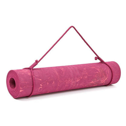 Adidas Premium Power Berry Yoga Mat With Included Easy Carry Strap