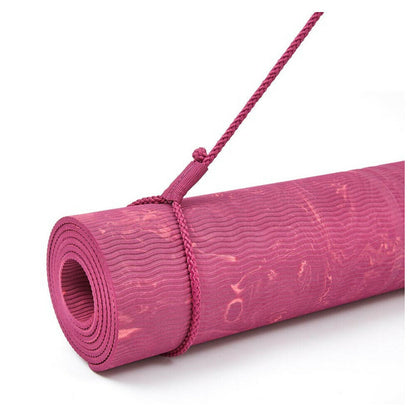 Adidas Premium Power Berry Yoga Mat With Included Easy Carry Strap