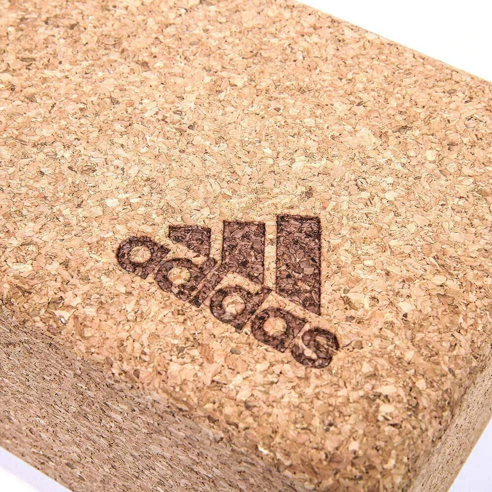 Adidas Eco Cork Support And Stabilisation Block For Yoga, Pilates, And Home detail view 2