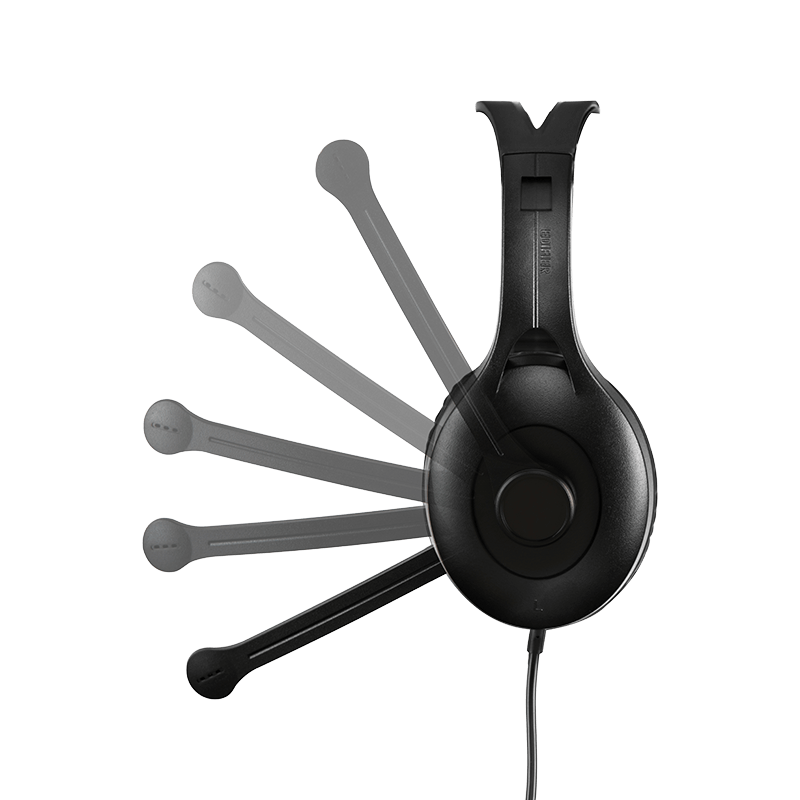 Edifier K800 Wired USB Headset With Swivel Microphone And Leather Ear Pads detail view 2