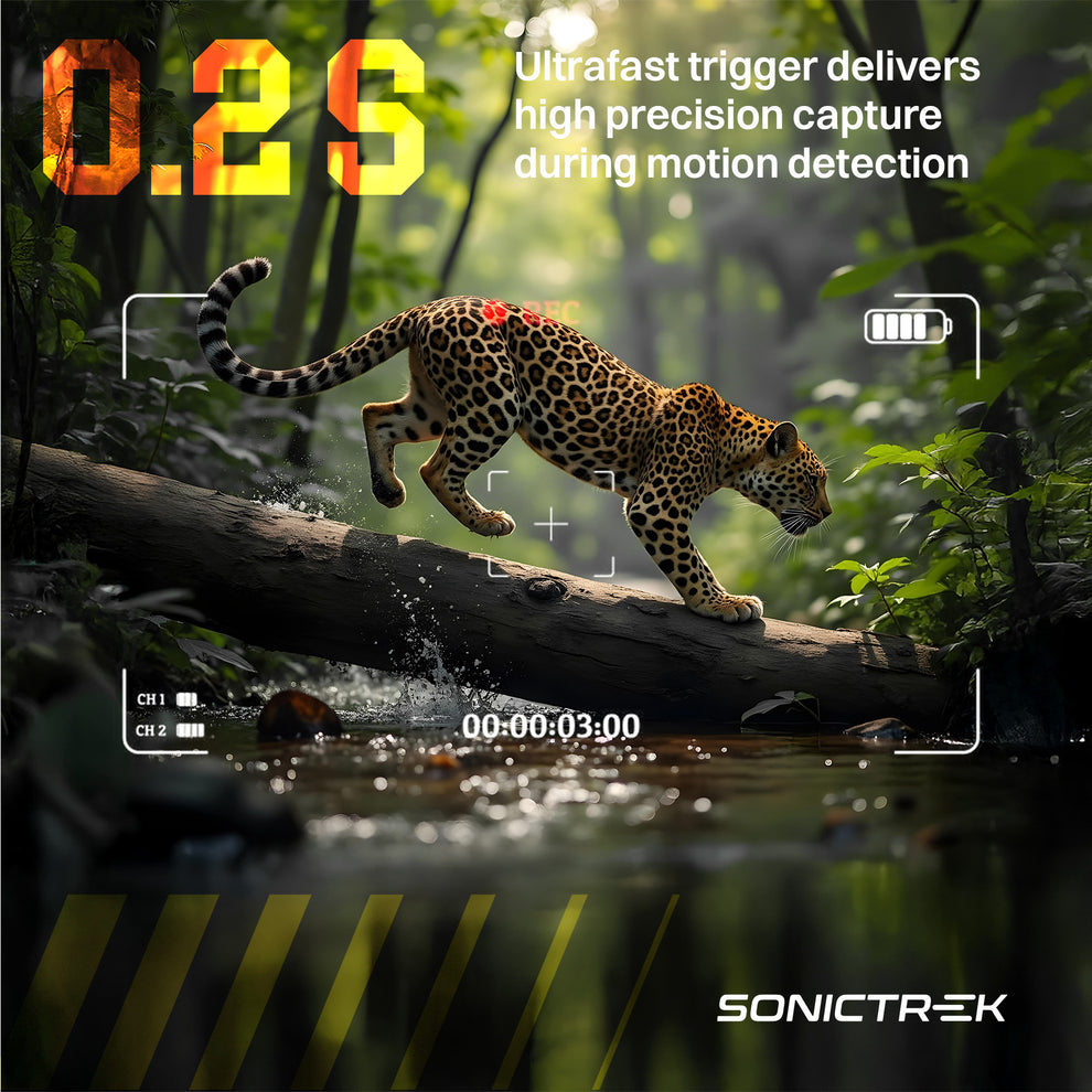 Sonictrek Fast Trigger 4K Cellular Trail and Game Camera 4G Telstra Co ...