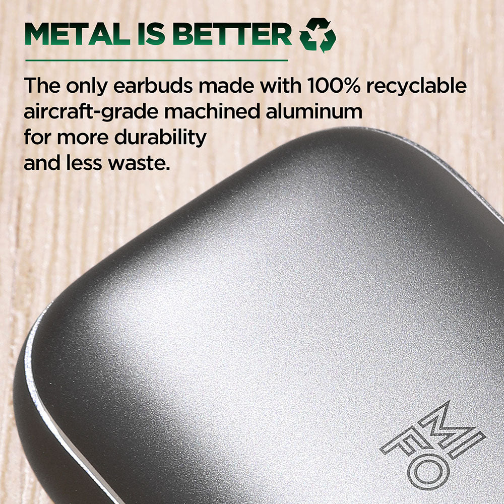 Mifo O5 Plus Gen 3 recyclable aluminium charging case