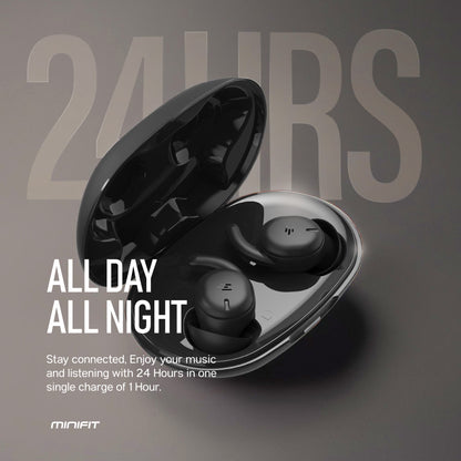 Sonictrek Minifit Ultrathin Bluetooth 5.4 Sleep Buds With Low Profile Design For Sleeping