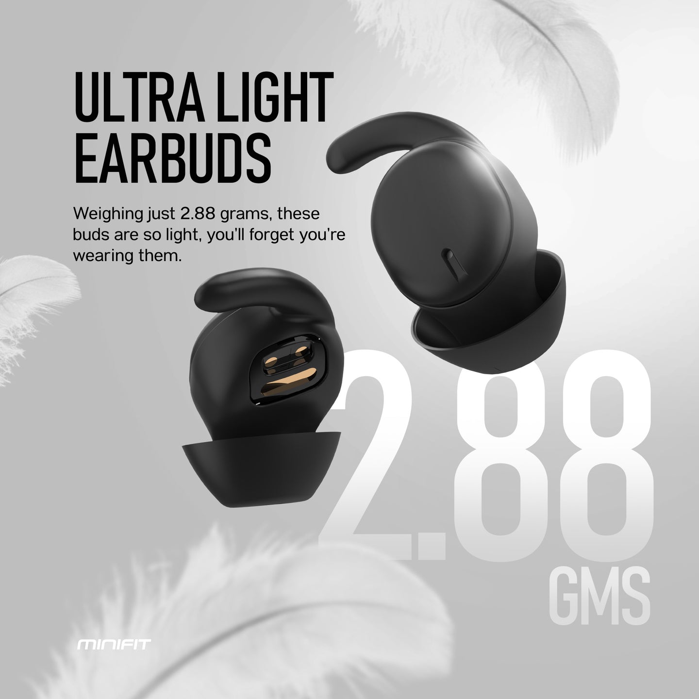 Sonictrek Minifit Sleep Earbuds detail view 7