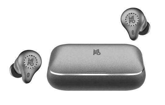 Mifo Gen 4 Wireless Earbuds in Graphite with charging case