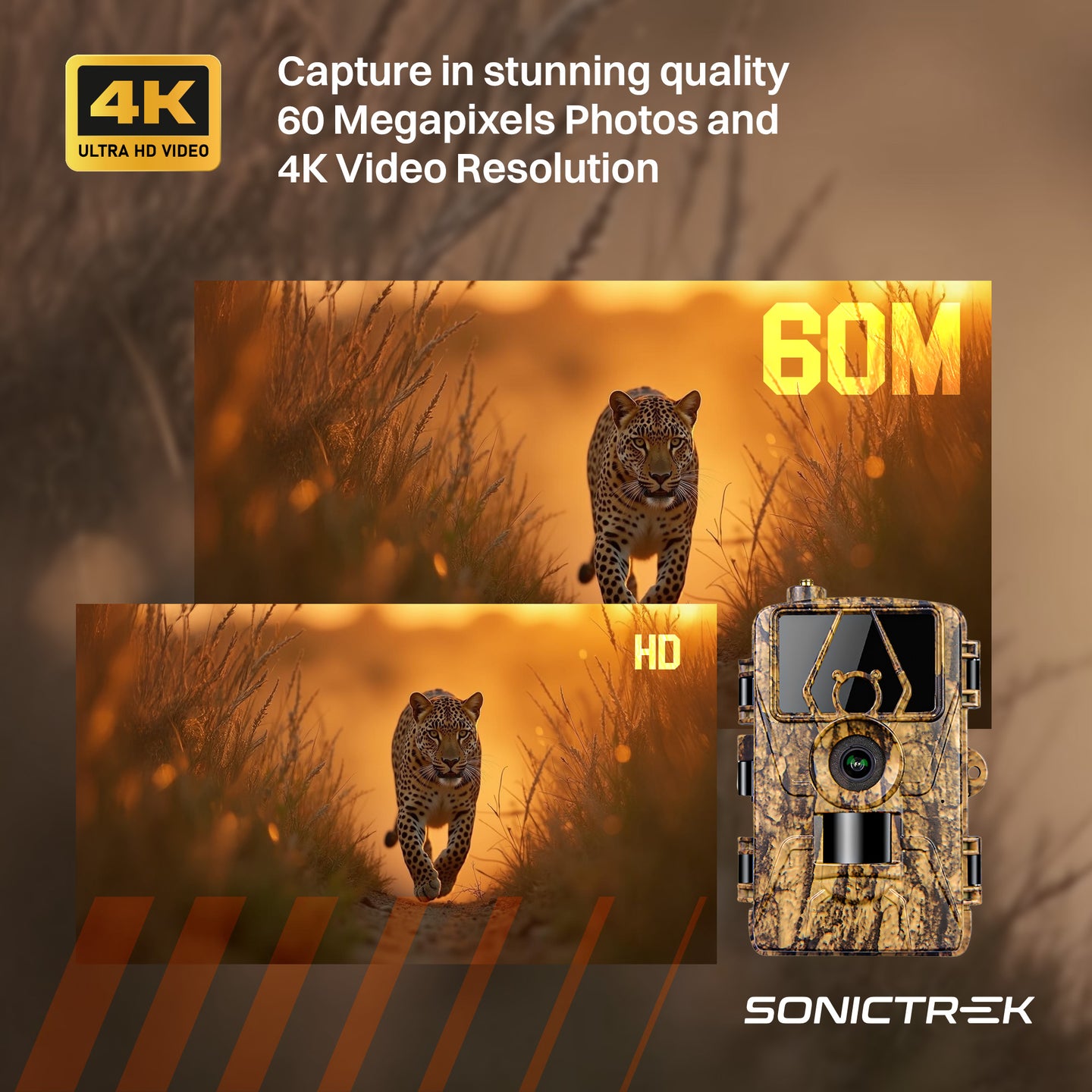 Sonictrek Fast Trigger 4K Cellular Trail Camera image quality detail detail 2