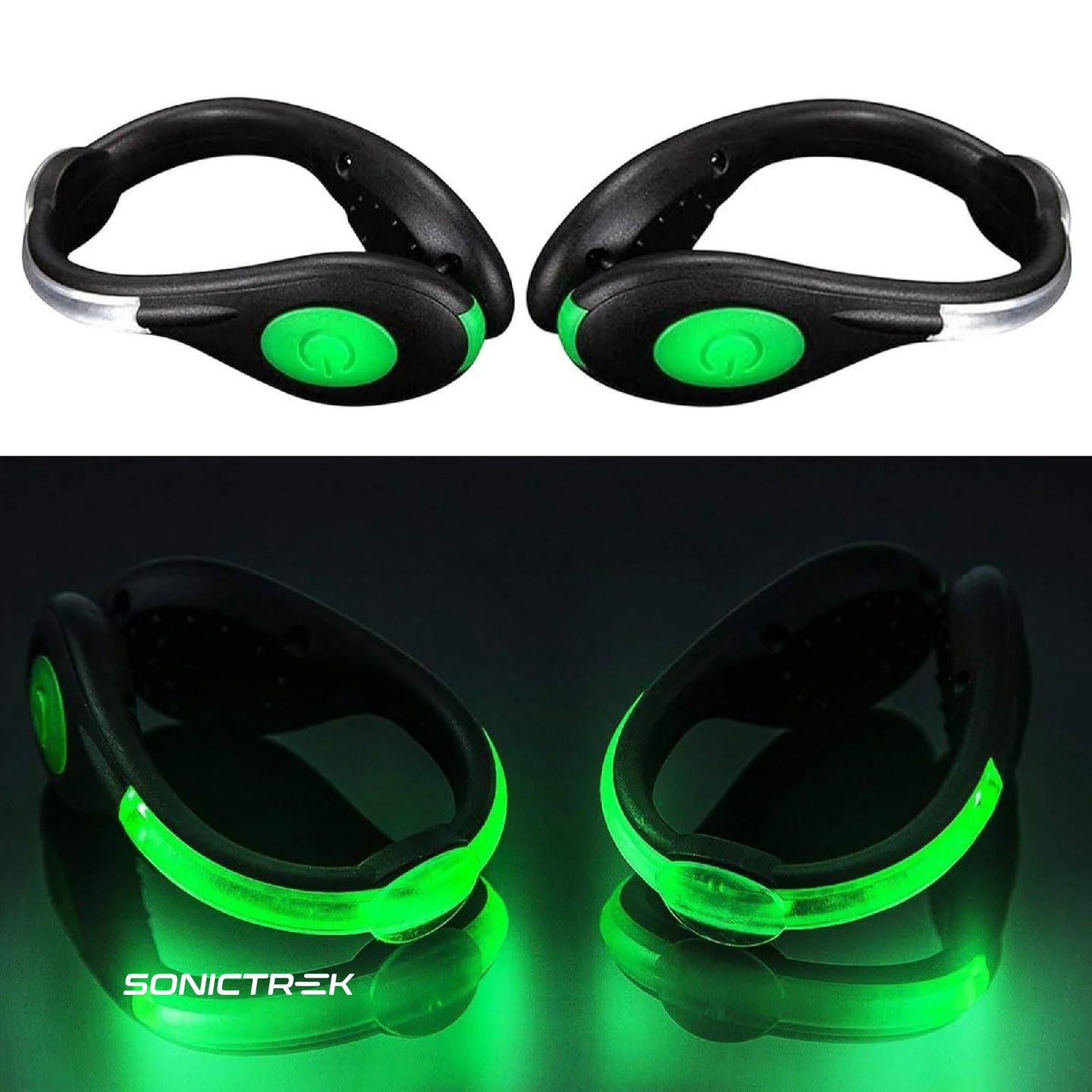 Sonictrek Pulsar LED Running Shoe Safety Lights For All Shoe Brands And Sizes detail view 10