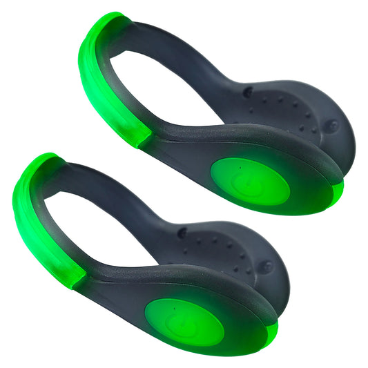 Sonictrek Pulsar LED Running Shoe Safety Lights For All Shoe Brands And Sizes 2 Pack