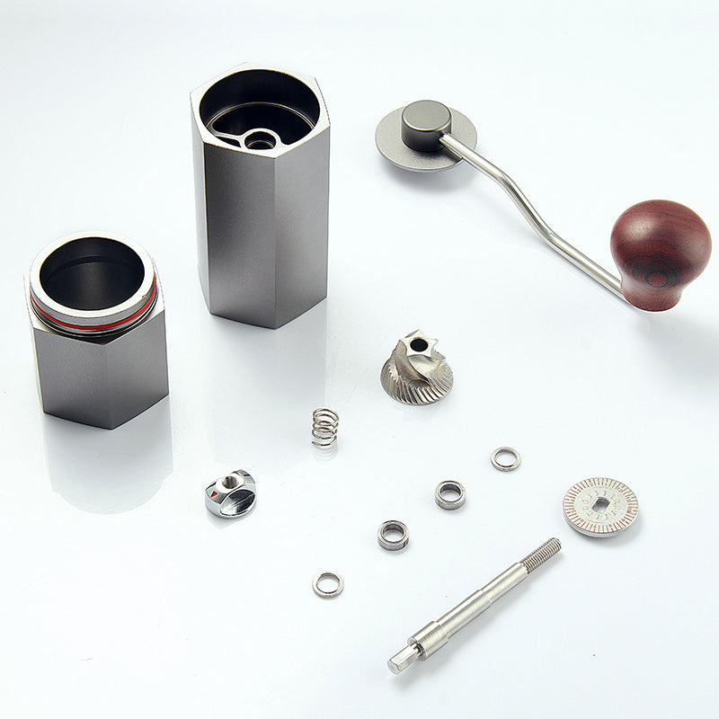 Bonzachef Ristretto Pro Stainless Steel Manual Coffee Grinder detail view 3