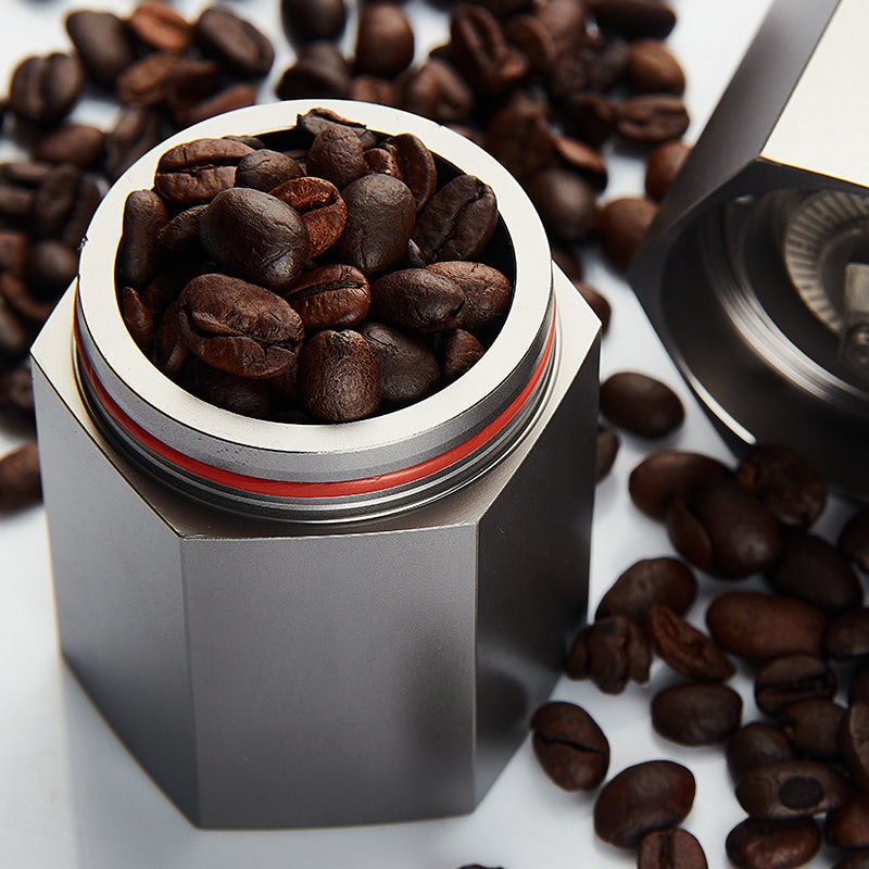 Bonzachef Ristretto Pro Stainless Steel Manual Coffee Grinder detail view 5