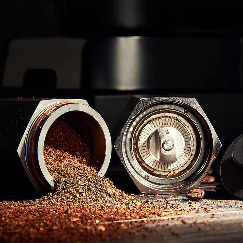 Bonzachef Ristretto Pro Stainless Steel Manual Coffee Grinder detail view 2