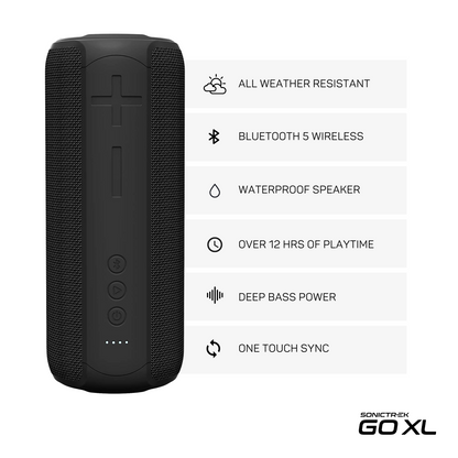 Sonictrek Go XL Smart Bluetooth 5 Portable Wireless Waterproof Speaker - Free Shipping