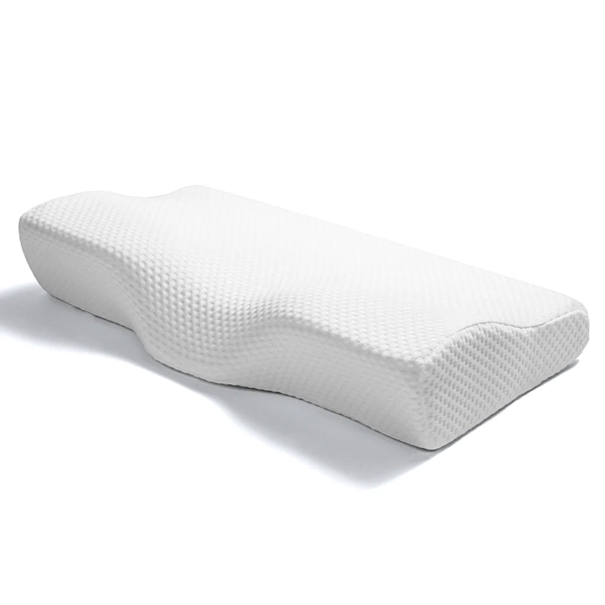 Ekko Contoured Memory Foam Pillow With Sleeptek Hypoallergenic Cooling Cover