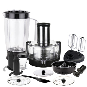 Bonzachef 12-Cup Professional Grade Multifunctional Food Processor With Culinary Accessory Pack