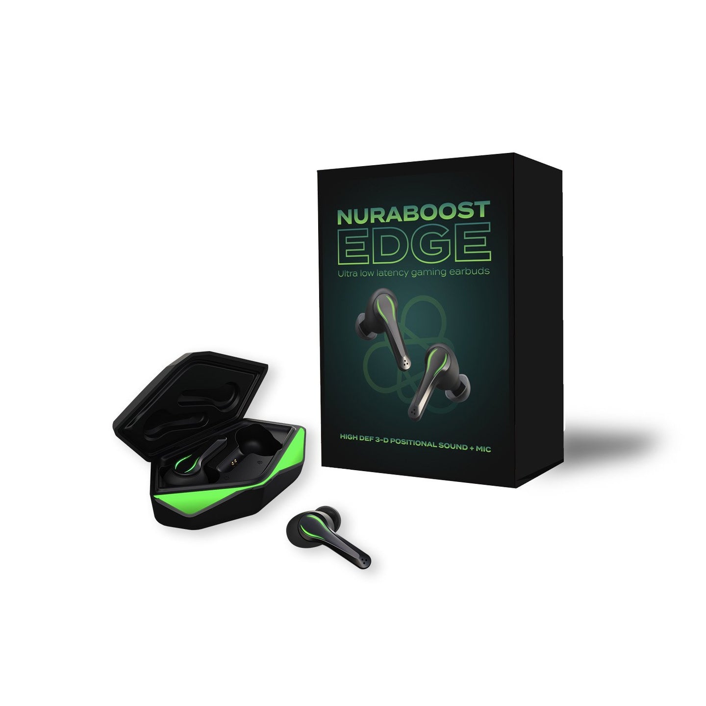Nuraboost Edge Ultra Low Latency Bluetooth 5.0 Gaming True Wireless Earbuds detail view 6