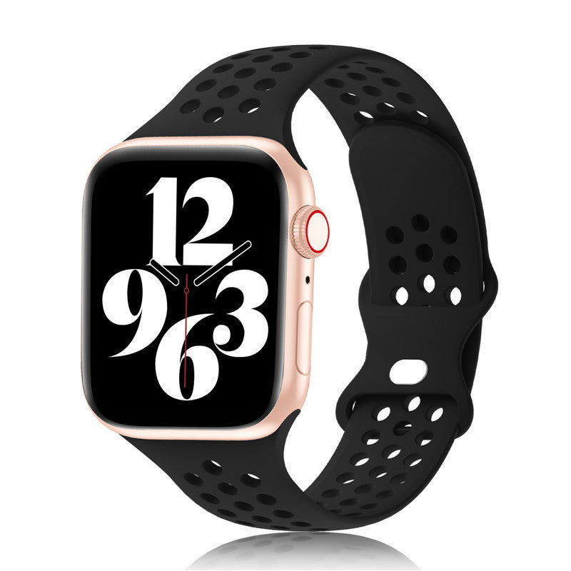 Breathable Athletic Strap for Walkabout Watch 2 Smartwatch in Matte Black